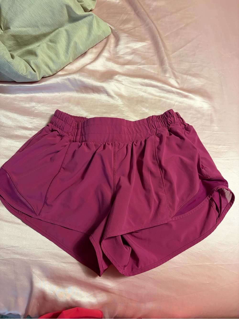 lululemon athletica Deep Magenta Running Shorts